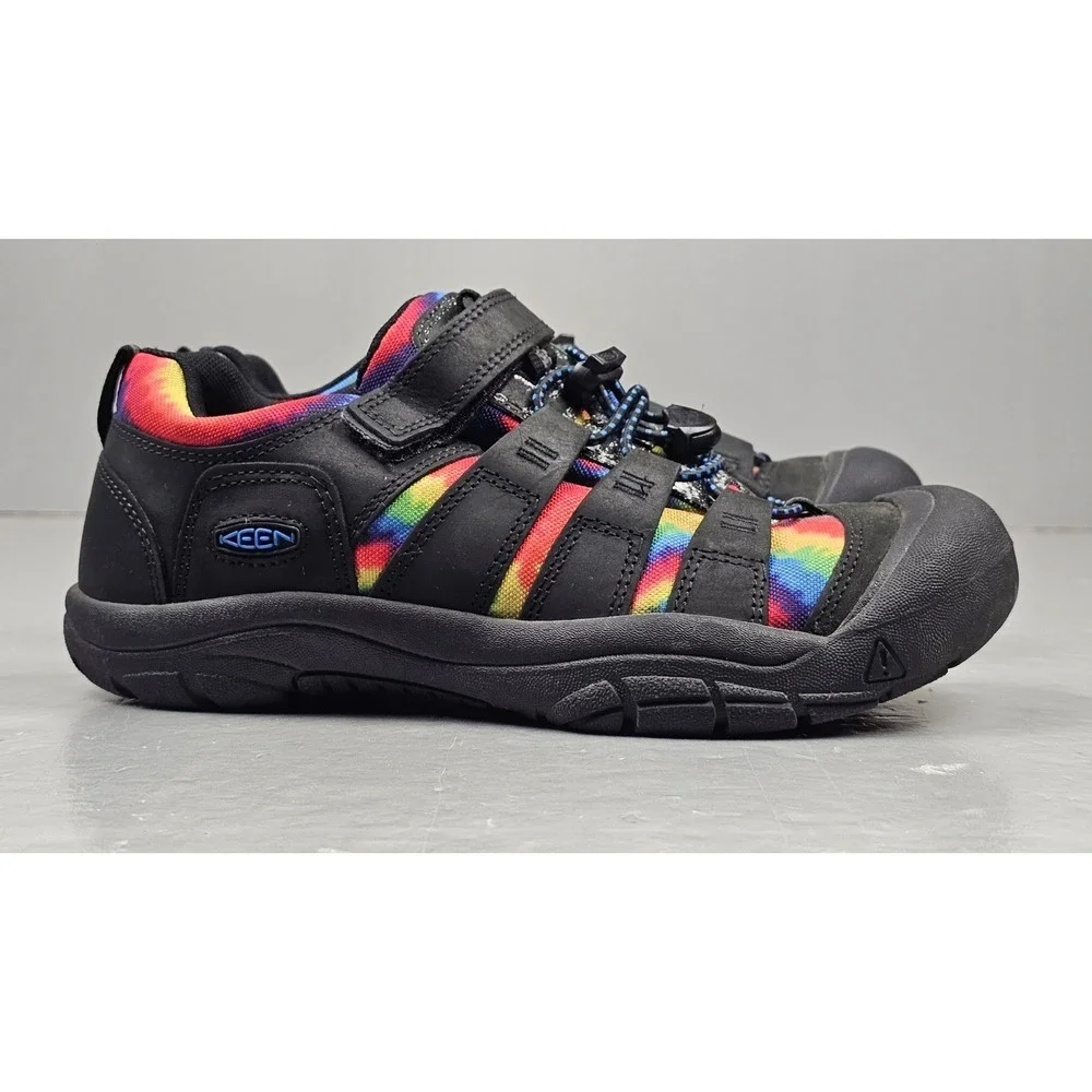 Keen Newport‎ Hiking Fisherman Sandals Kids 4Y Water Shoe Multicolor Tye Dye